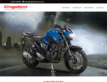 Tablet Screenshot of cingolanimotors.com.ar
